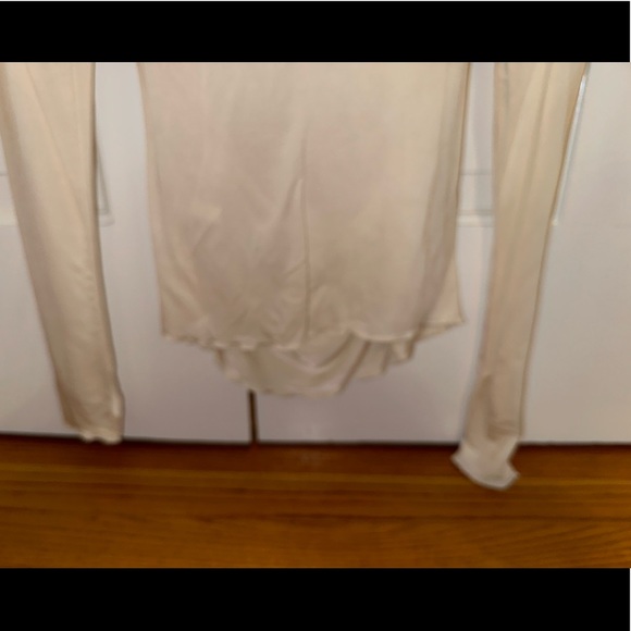 Free People Intimately Cream Ruffle Shirt - Picture 6 of 9